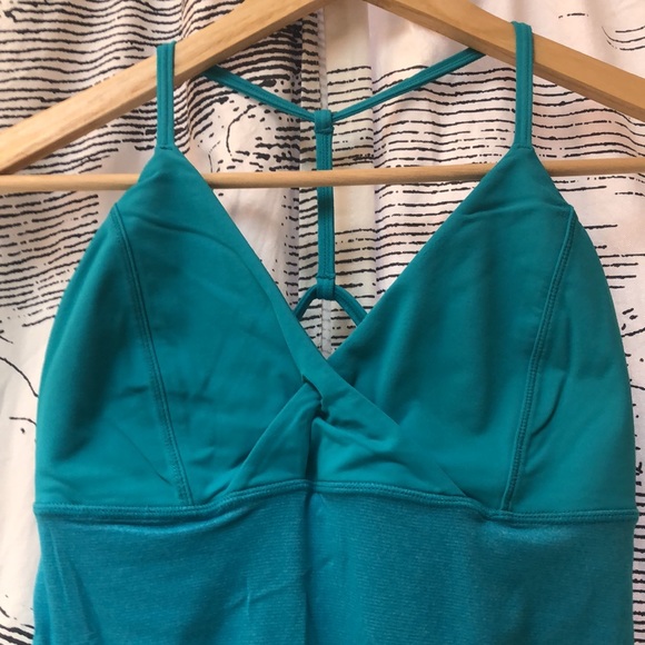 EUC Lululemon Turquoise Strappy Top Sz. 6 - Picture 3 of 10
